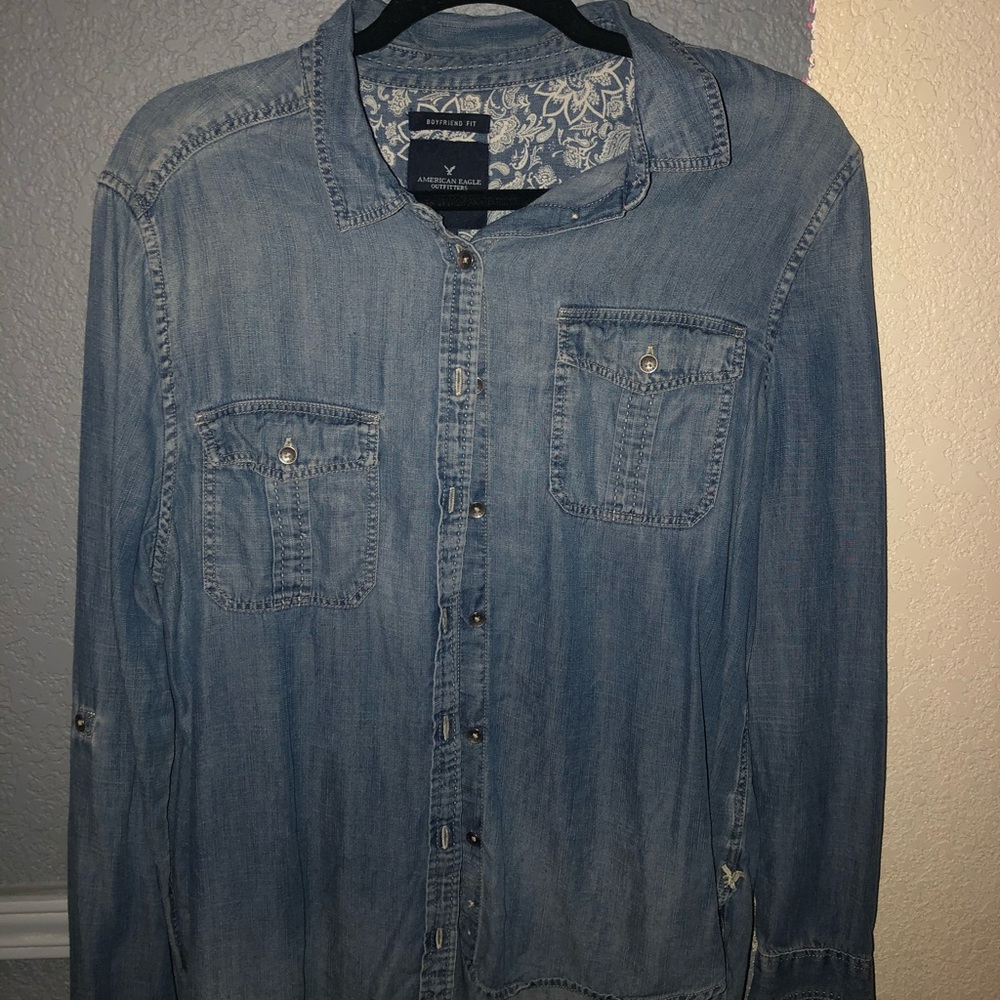 American Eagle Denim Shirt